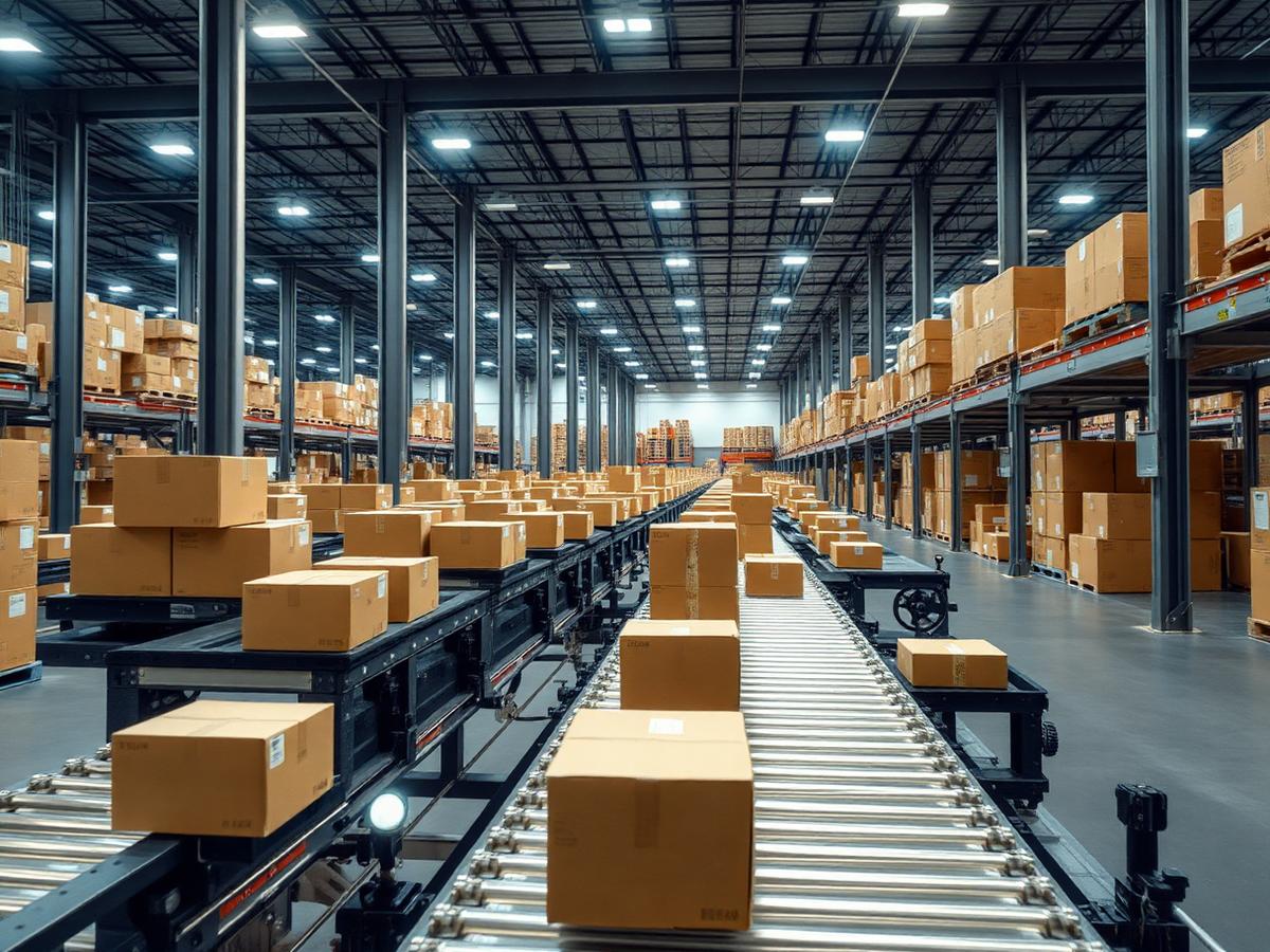 Automated parcel sortation conveyor